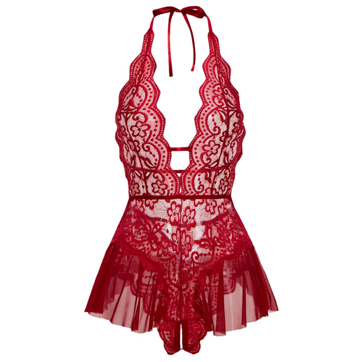 Erotic Crotchless Hot Lingerie - مراجعة Lace Teddy Lingerie وسعره