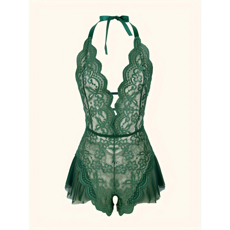 Charming Lace Mesh Teddy, Scal - مراجعة Lace Teddy Lingerie وسعره