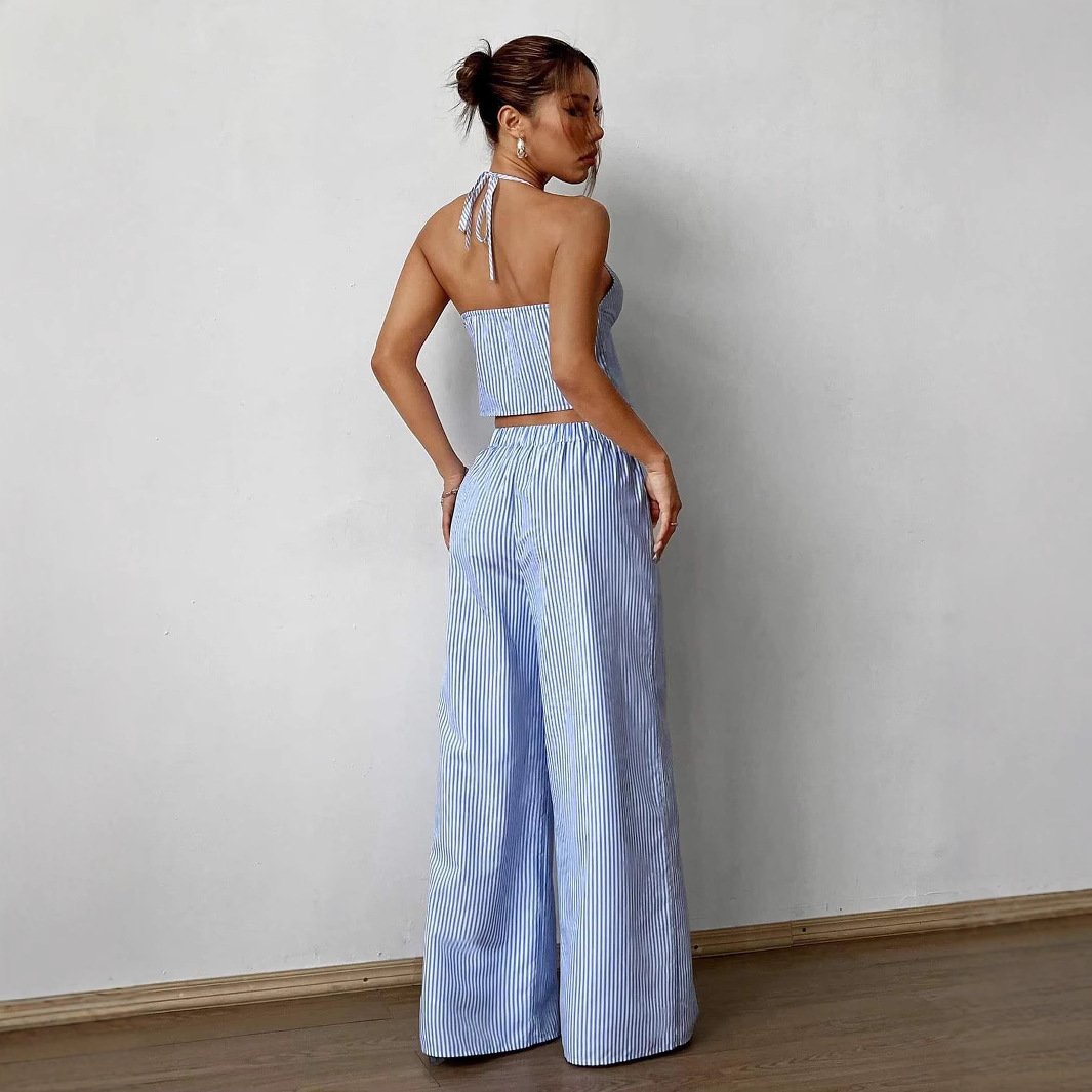 Striped Lace Up Camisole Colla - مراجعة Cami Top Lace وسعره