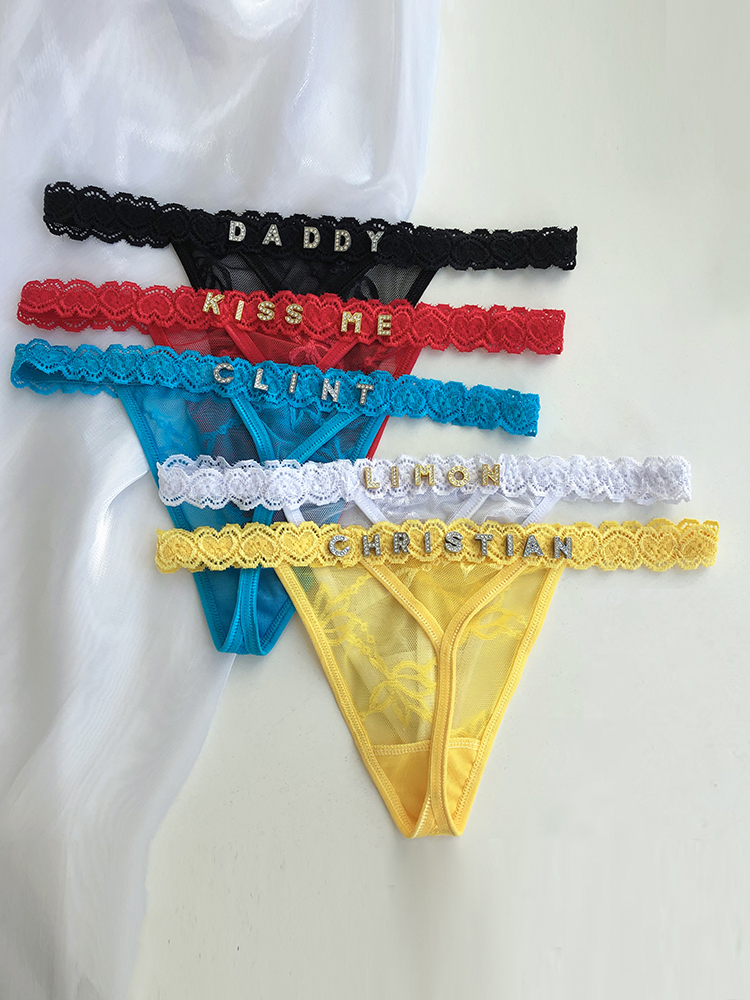 Custom Thong Panties with Name - مراجعة Thong Bikini Women وسعره