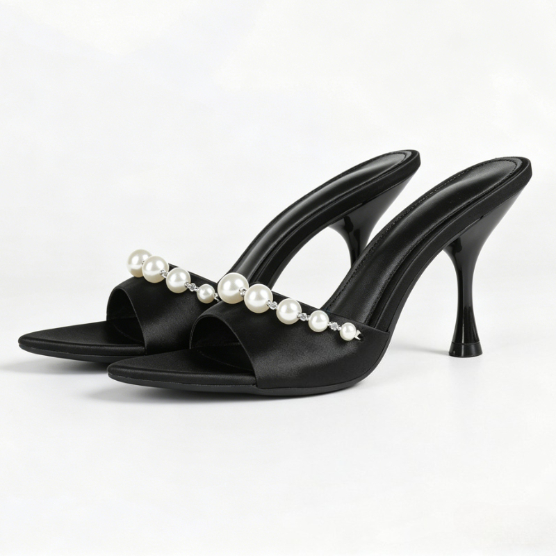 Elegant Satin Heeled Sandals W - مراجعة Slip Dress Satin وسعره