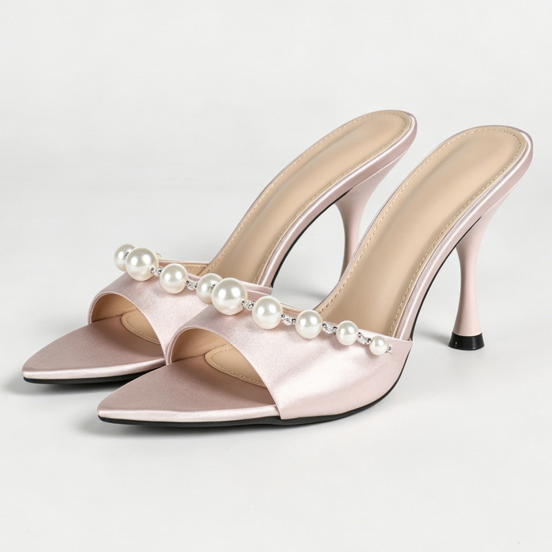 Elegant Satin Heeled Sandals W - مراجعة Slip Dress Satin وسعره