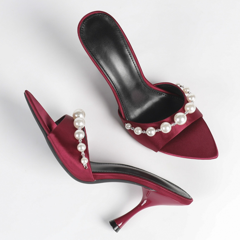 Elegant Satin Heeled Sandals W - مراجعة Slip Dress Satin وسعره