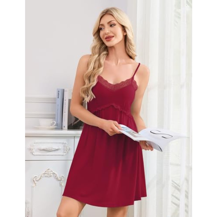 Sexy Nightgowns for Women Lace - مراجعة Babydoll Chemise Night وسعره