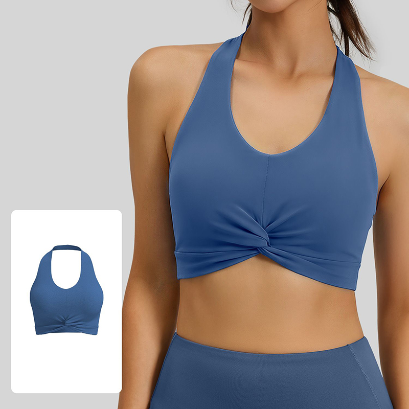 New Women Halter Neck Sports B - مراجعة Push Up Bra Padded وسعره