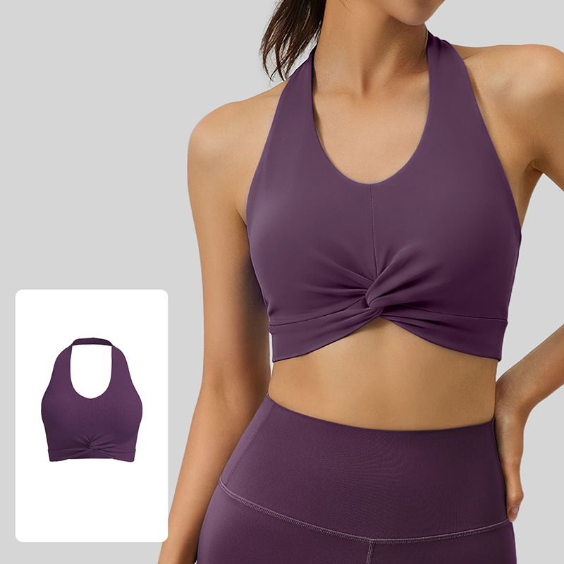 New Women Halter Neck Sports B - مراجعة Push Up Bra Padded وسعره