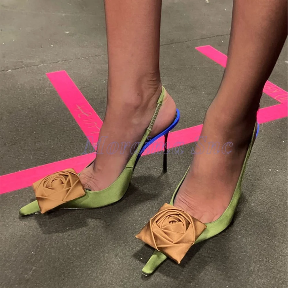 Unique Satin Flower Decor Sand - مراجعة Slip Dress Satin وسعره