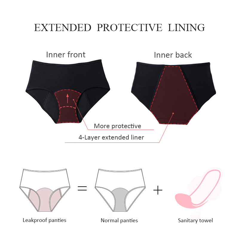3Pcs Heavy Flow Menstrual Pant - مراجعة Period Panty Absorbent وسعره