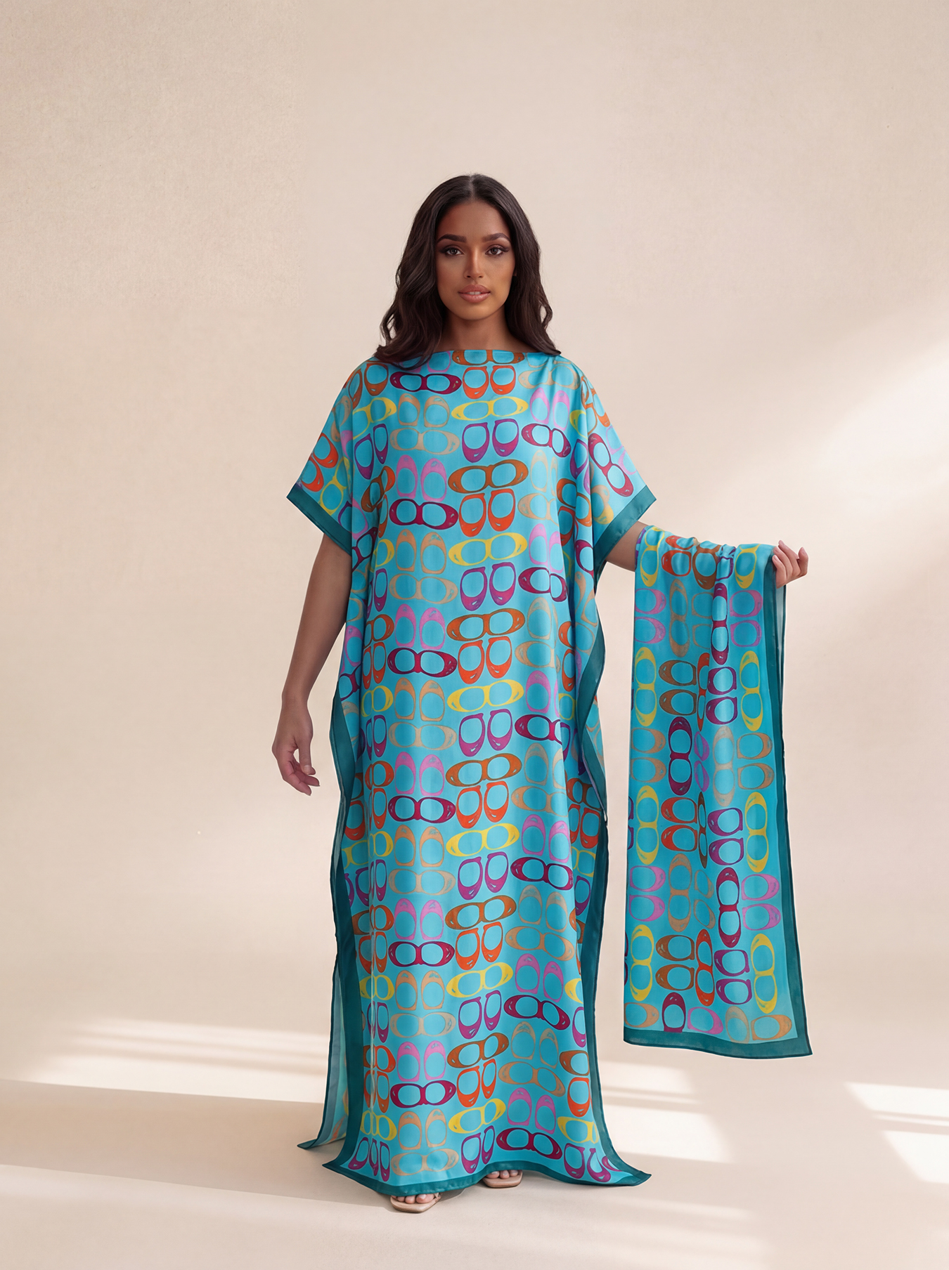 New Style Long Loose Silk Blen - مراجعة Robe Silk Women وسعره