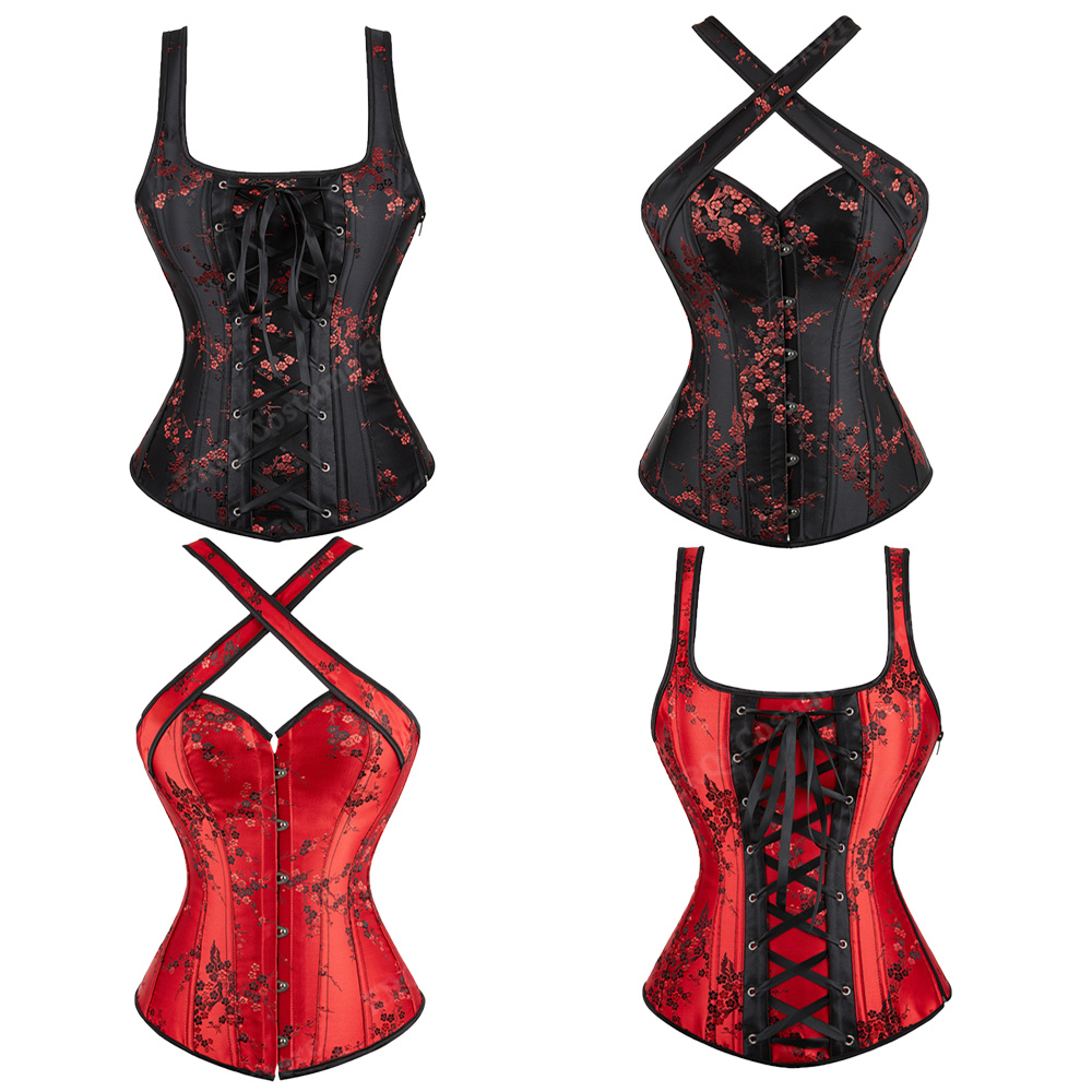 Corset with Straps for Women F - مراجعة Corset Waist Cinch وسعره