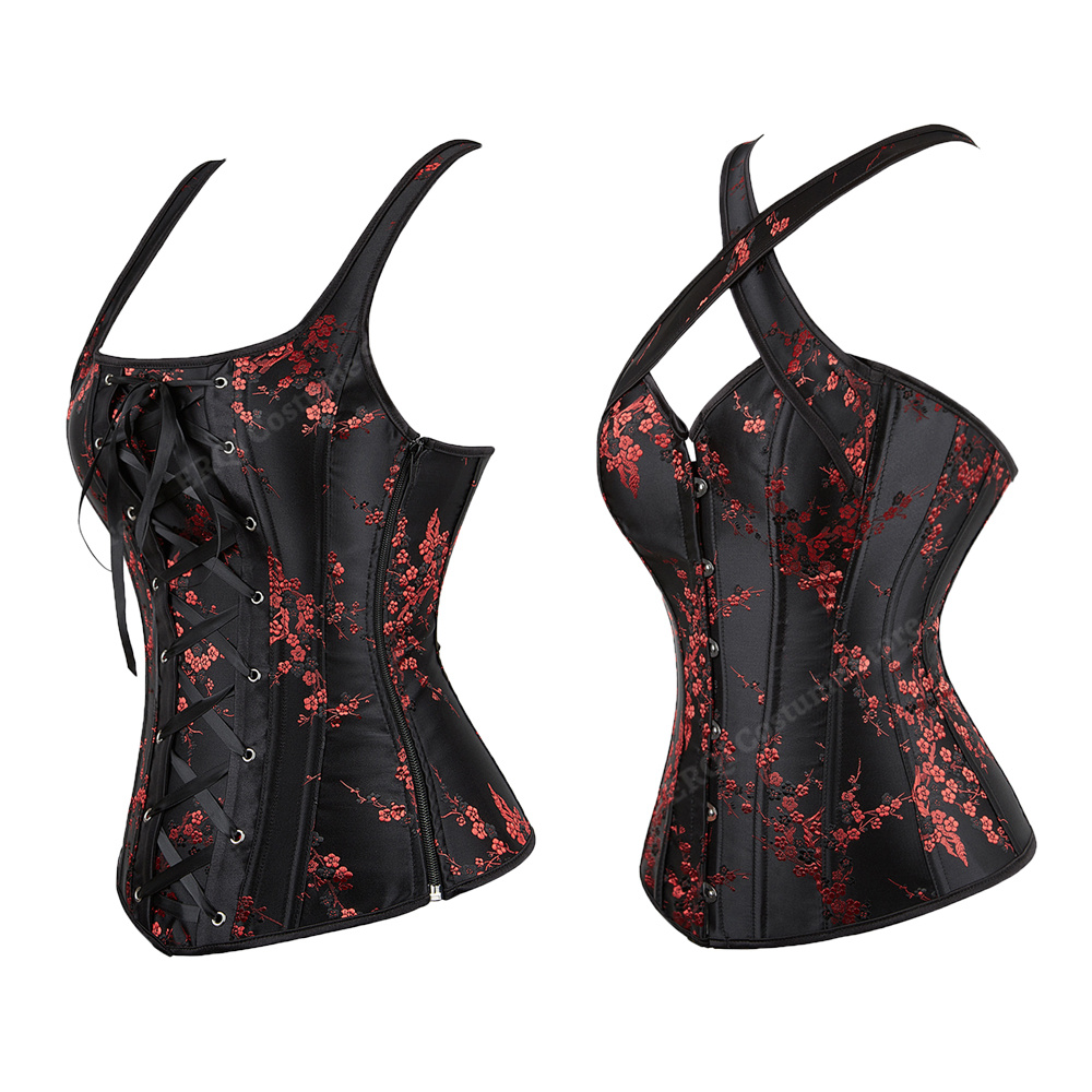 Corset with Straps for Women F - مراجعة Corset Waist Cinch وسعره