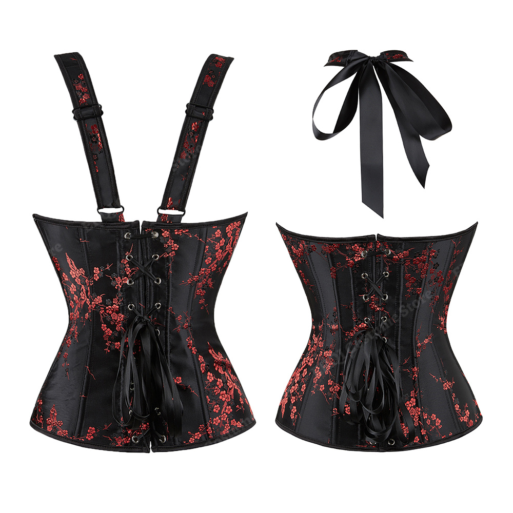 Corset with Straps for Women F - مراجعة Corset Waist Cinch وسعره