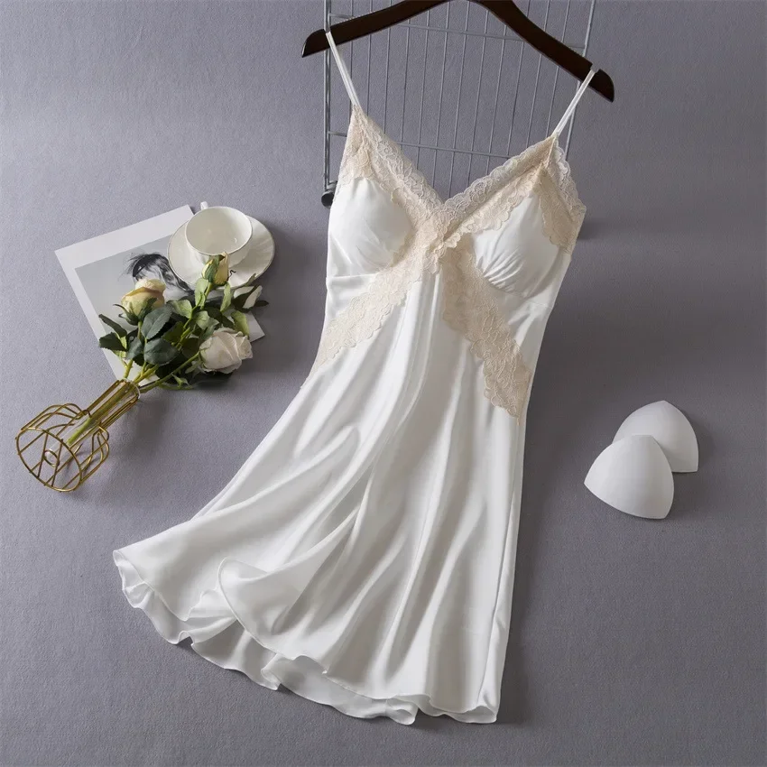 Women's Sexy Lingerie Satin Ni - مراجعة Babydoll Chemise Night وسعره