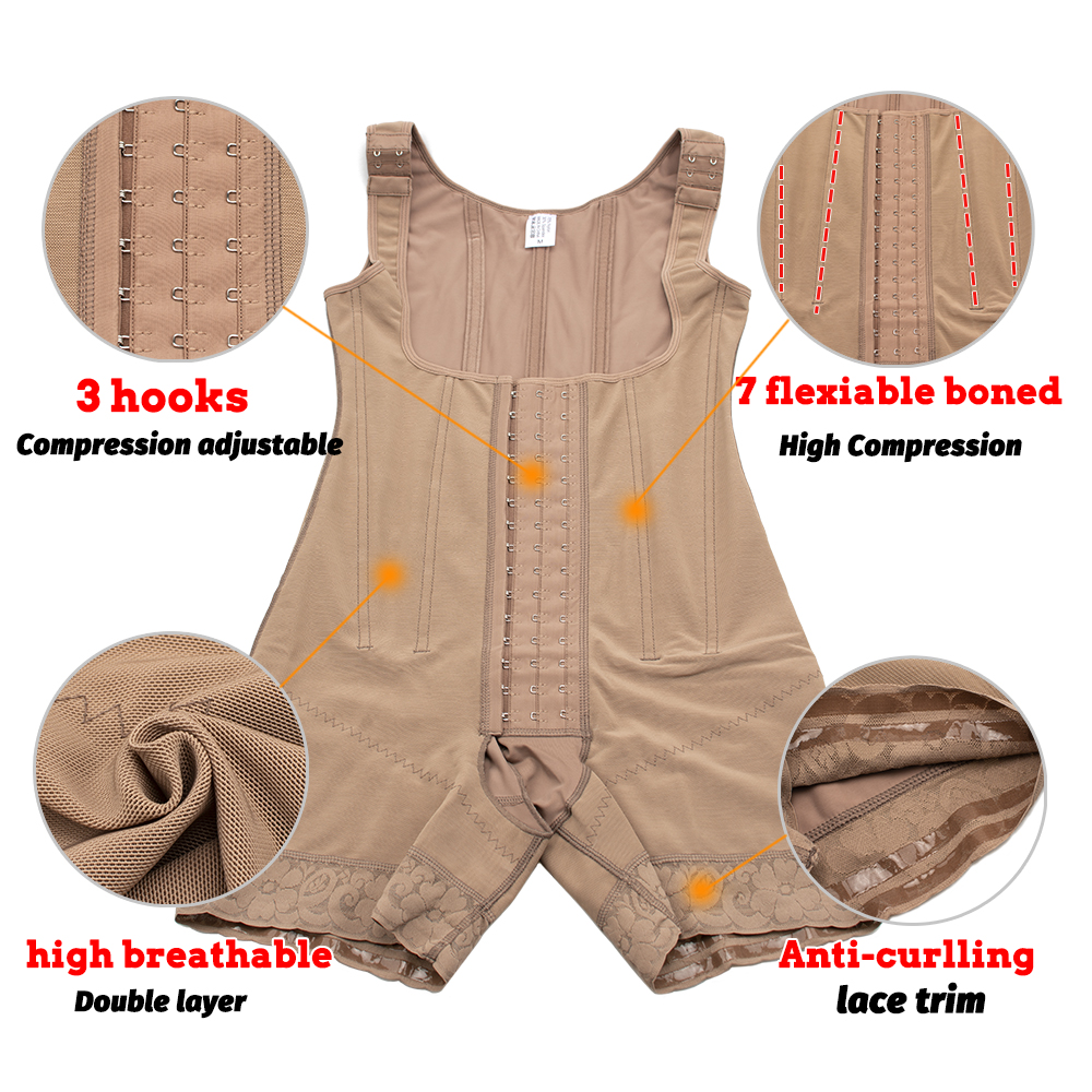 Fajas Colombian Girdles Post L - مراجعة Shapewear Bodysuit Firm وسعره