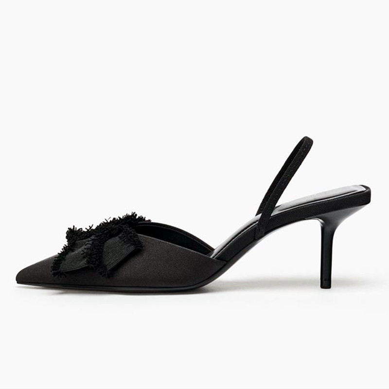 Fashion Black Satin Butterfly  - مراجعة Slip Dress Satin وسعره