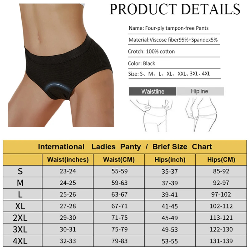 2Pc Heavy Flow Pure Cotton Men - مراجعة Period Panty Absorbent وسعره