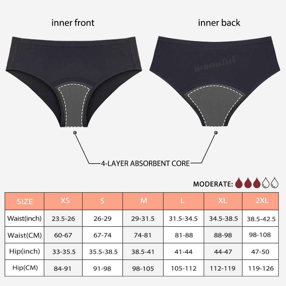 Seamless Menstruation Panties  - مراجعة Seamless Underwear Women وسعره