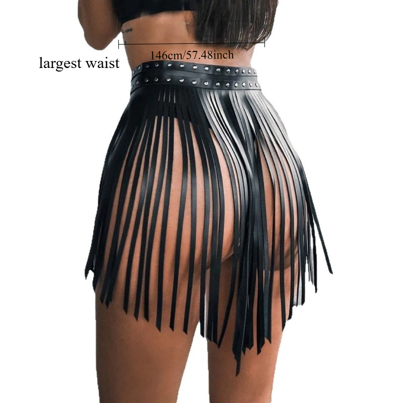Women Gothic Bondage Skirt Bla - مراجعة Garter Belt Set وسعره