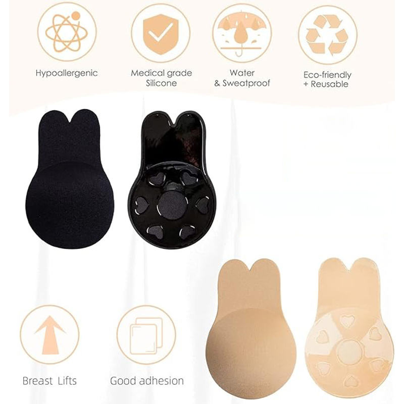 FallSweet 1 Pair Women's Invis - مراجعة Silicone Bra Adhesive وسعره