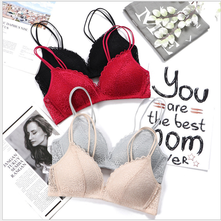 Women Bralette French Style La - مراجعة Bralette Wireless Soft وسعره
