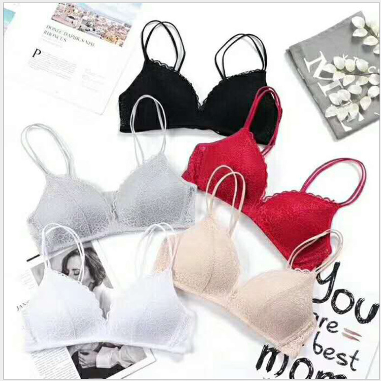 Women Bralette French Style La - مراجعة Bralette Wireless Soft وسعره