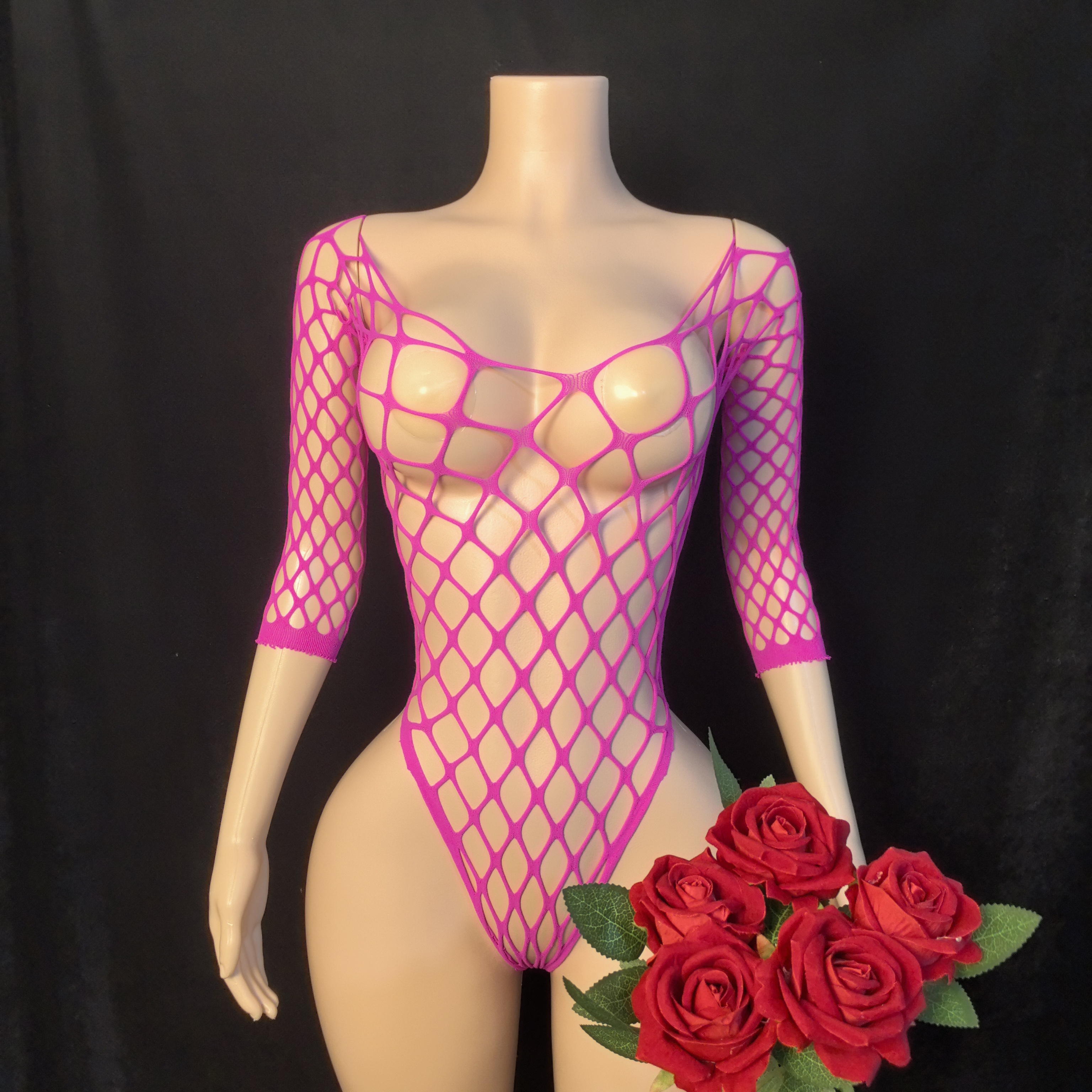 Hot Sexy Lingerie Woman Fishne - مراجعة Bodystocking Fishnet وسعره