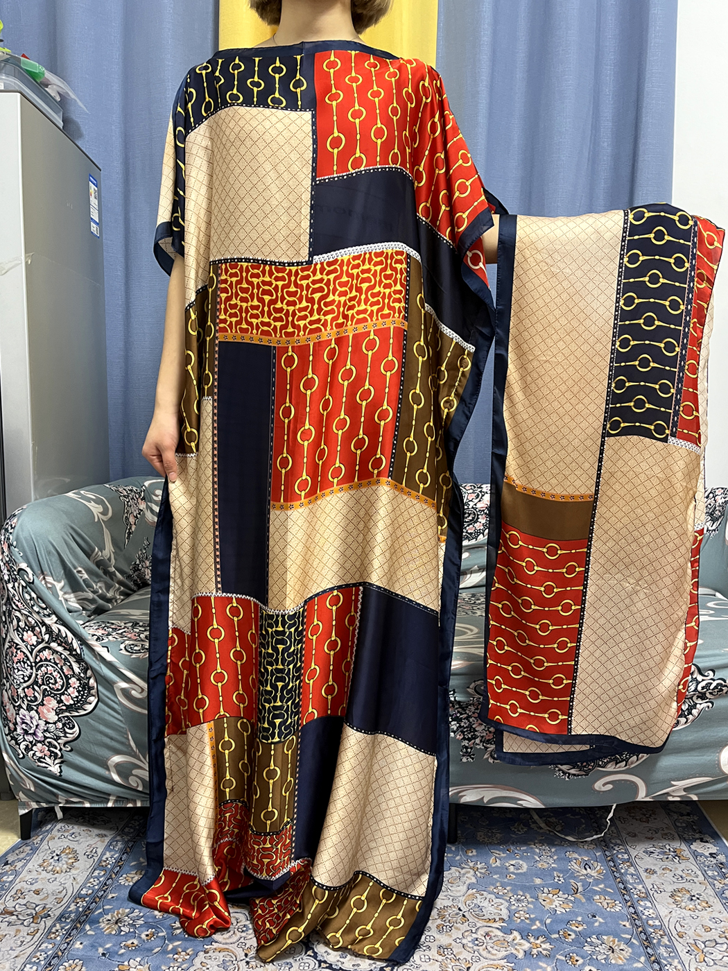 Abayas For Women Dubai Kaftan  - مراجعة Robe Silk Women وسعره