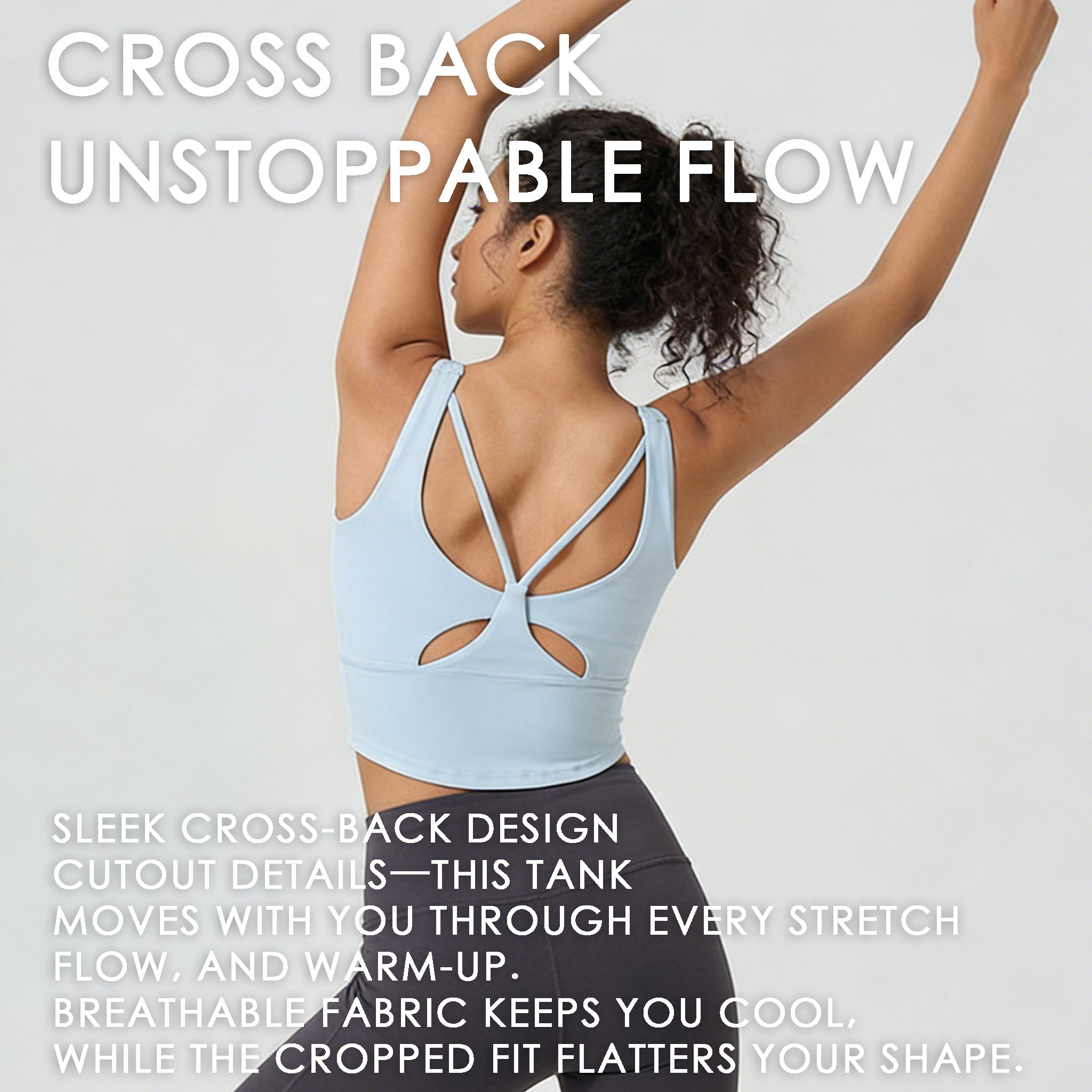 Women's Fixed Cup Yoga Sports  - مراجعة Sports Bra High Impact وسعره