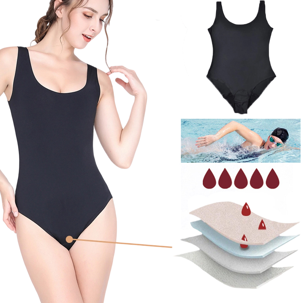 Menstrual Swimsuit Women 4 Lay - مراجعة Period Panty Absorbent وسعره