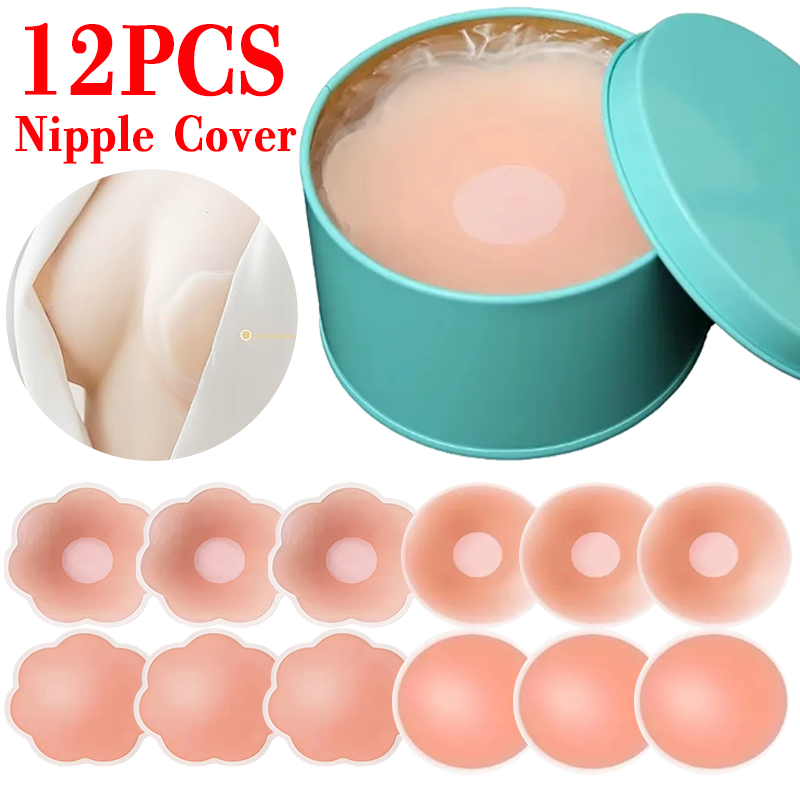 6/12PCS Invisible Self Adhesiv - مراجعة Silicone Bra Adhesive وسعره