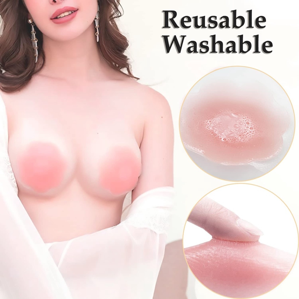 6/12PCS Invisible Self Adhesiv - مراجعة Silicone Bra Adhesive وسعره