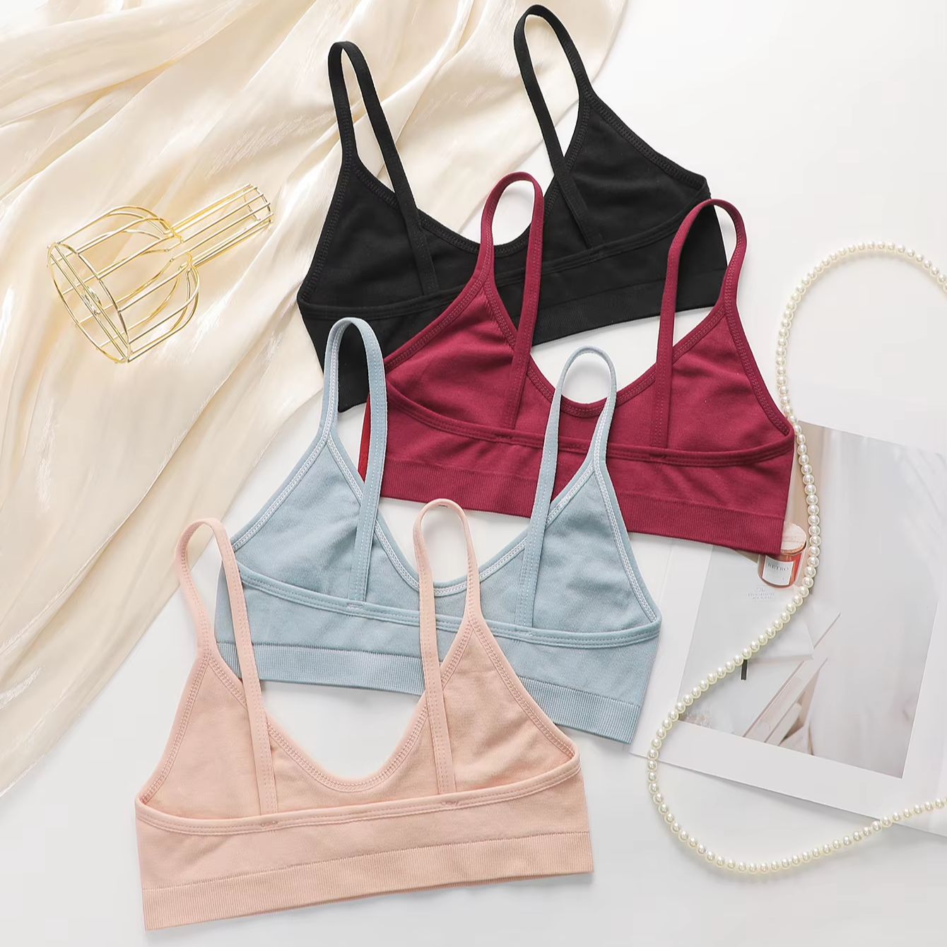 Women Seamless Wireless Bra So - مراجعة Bralette Wireless Soft وسعره