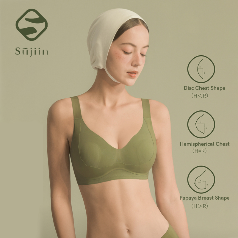 SUJIIN Wireless Plus Size Bras - مراجعة Bralette Wireless Soft وسعره