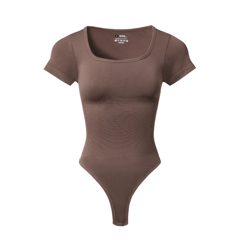 Women Plus Size Square Neck Sh - مراجعة Shapewear Bodysuit Firm وسعره
