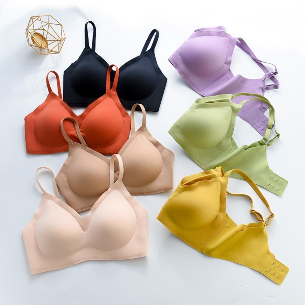 Push Up Wireless Bra Gathered  - مراجعة Bralette Wireless Soft وسعره