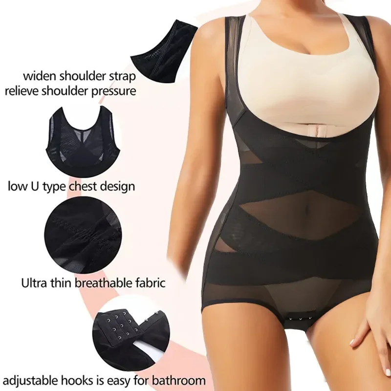 Women Bodysuit Briefs Full Bod - مراجعة Shapewear Bodysuit Firm وسعره