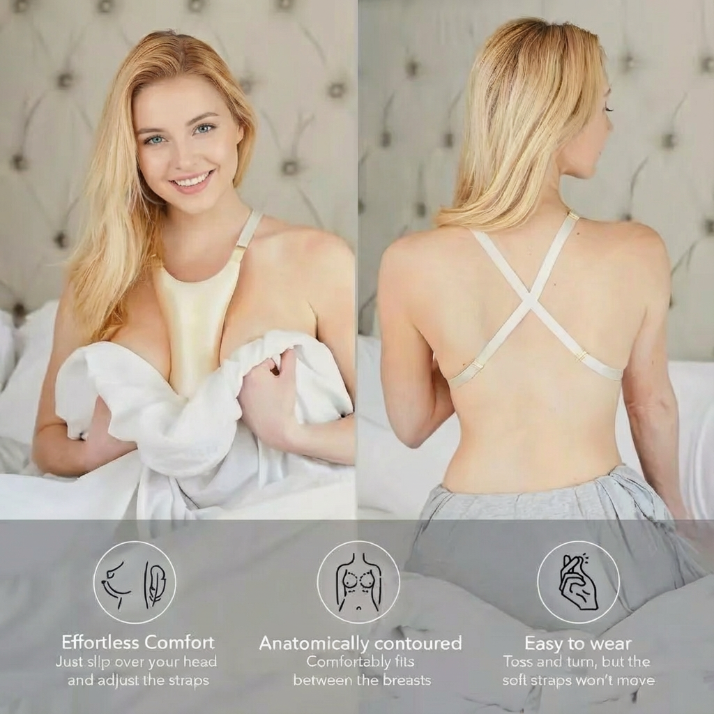 Side Sleeper Pillow for Breast - مراجعة Nursing Bra Sleep وسعره
