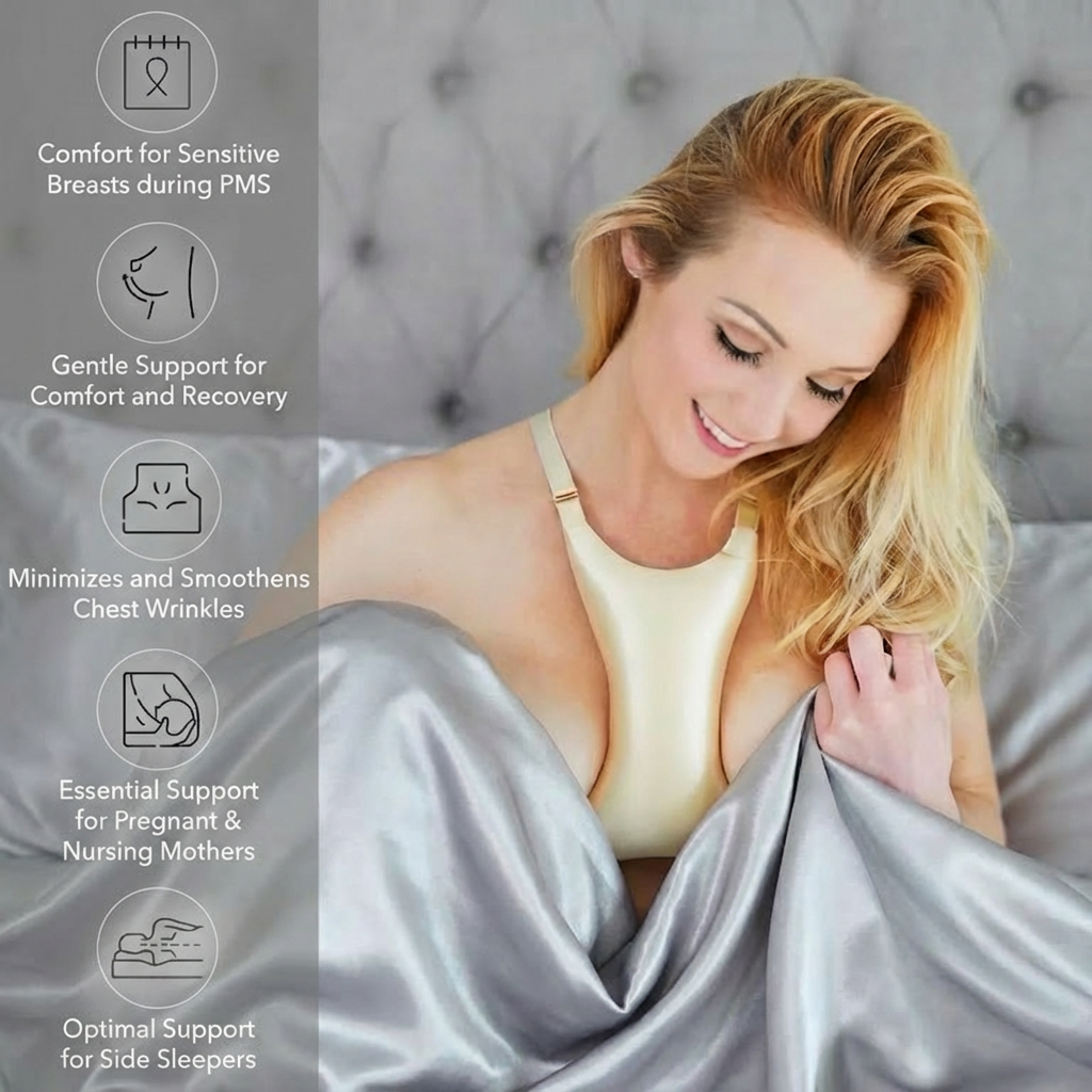 Side Sleeper Pillow for Breast - مراجعة Nursing Bra Sleep وسعره