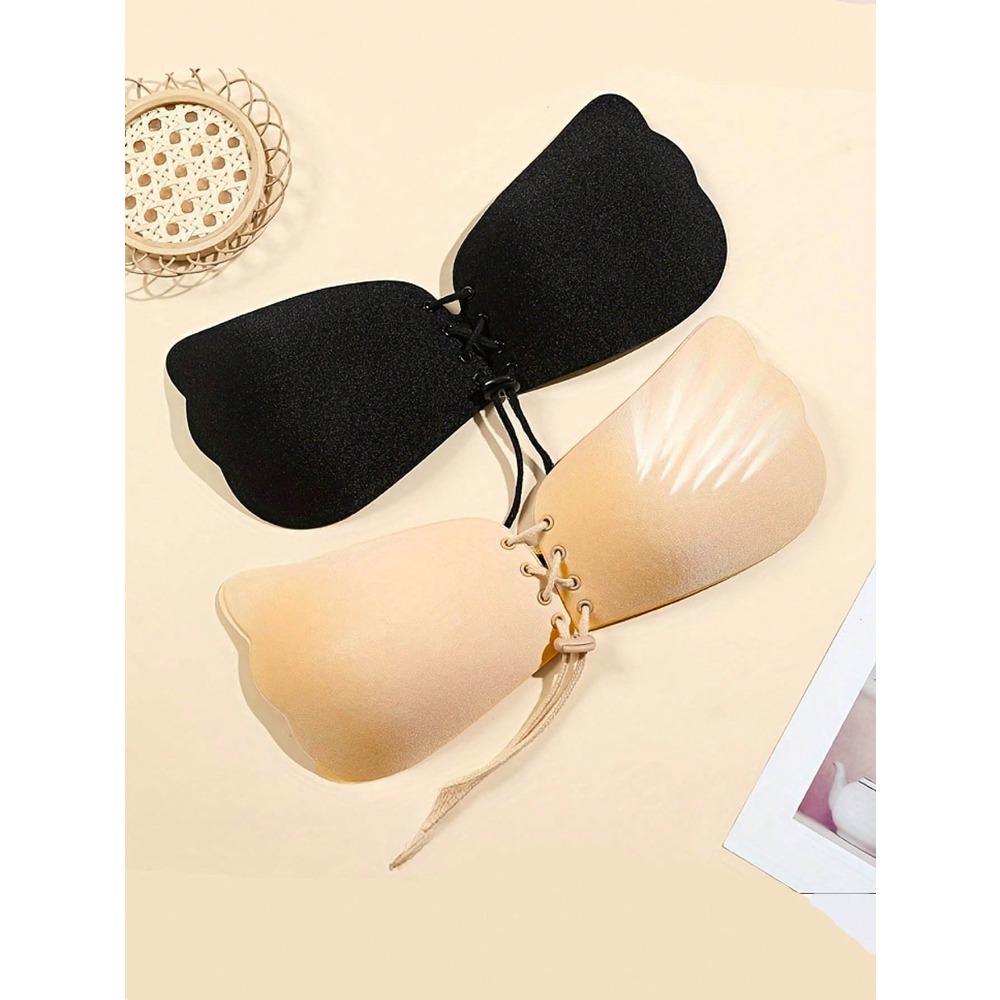 1/2pcs Wing-Shaped Adhesive Br - مراجعة Strapless Bra Backless وسعره