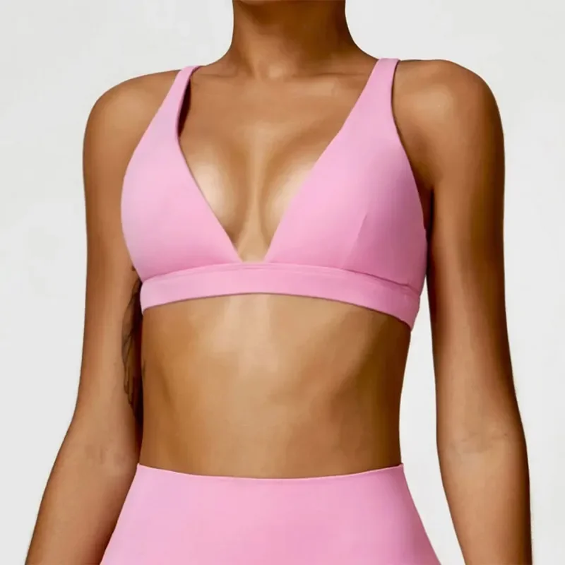 Sports Bra Shockproof Crop Ant - مراجعة Seamless Underwear Women وسعره