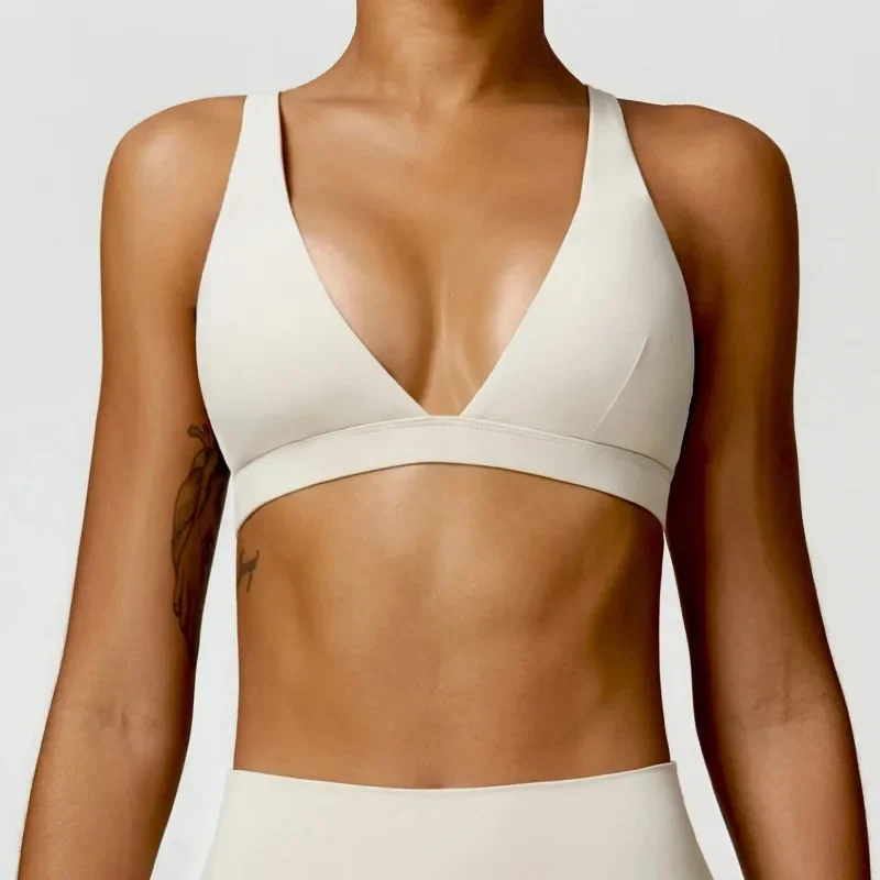 Sports Bra Shockproof Crop Ant - مراجعة Seamless Underwear Women وسعره