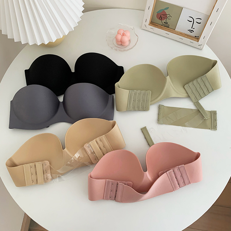 FINETOO Sexy Strapless Bras Wo - مراجعة Bralette Wireless Soft وسعره