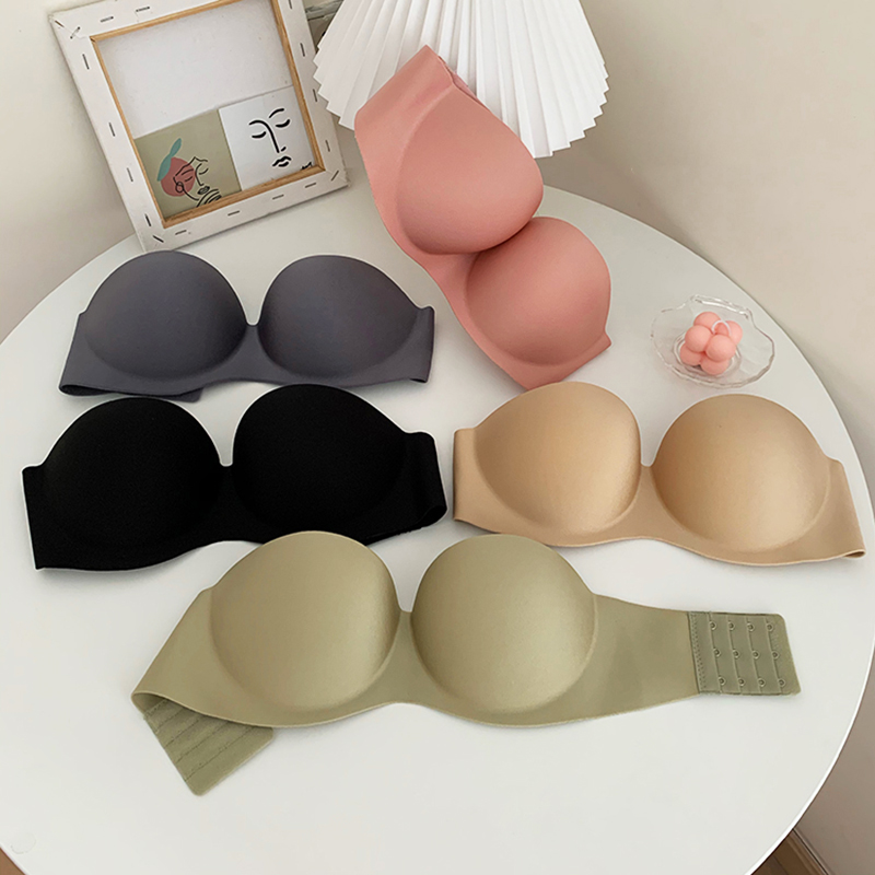 FINETOO Sexy Strapless Bras Wo - مراجعة Bralette Wireless Soft وسعره
