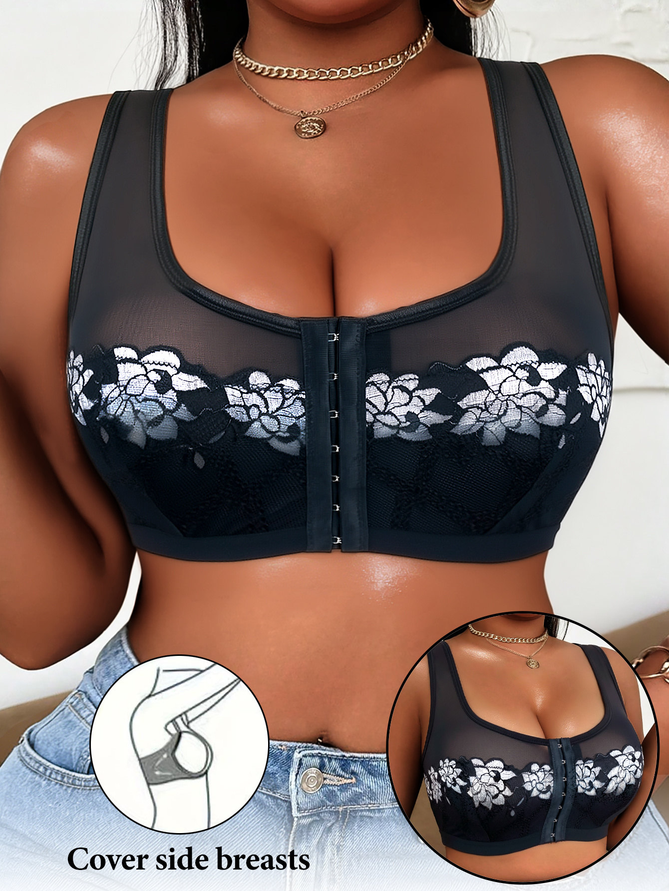 1PC Women's Push-up Bra, Wide  - مراجعة Push Up Bra Padded وسعره