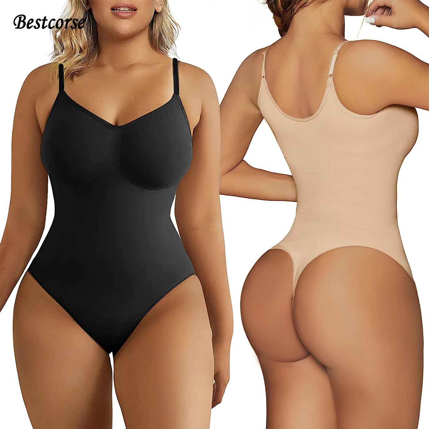 XS 3XL Seamless Body Suit Shap - مراجعة Shapewear Bodysuit Firm وسعره