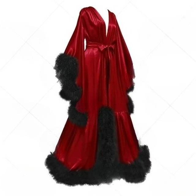 Customized Bathrobe for Women  - مراجعة Robe Silk Women وسعره