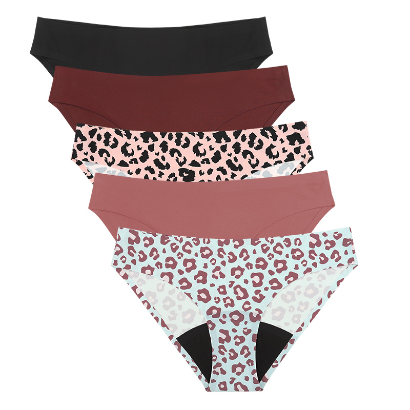 New Style Leopard Women Breath - مراجعة Period Panty Absorbent وسعره