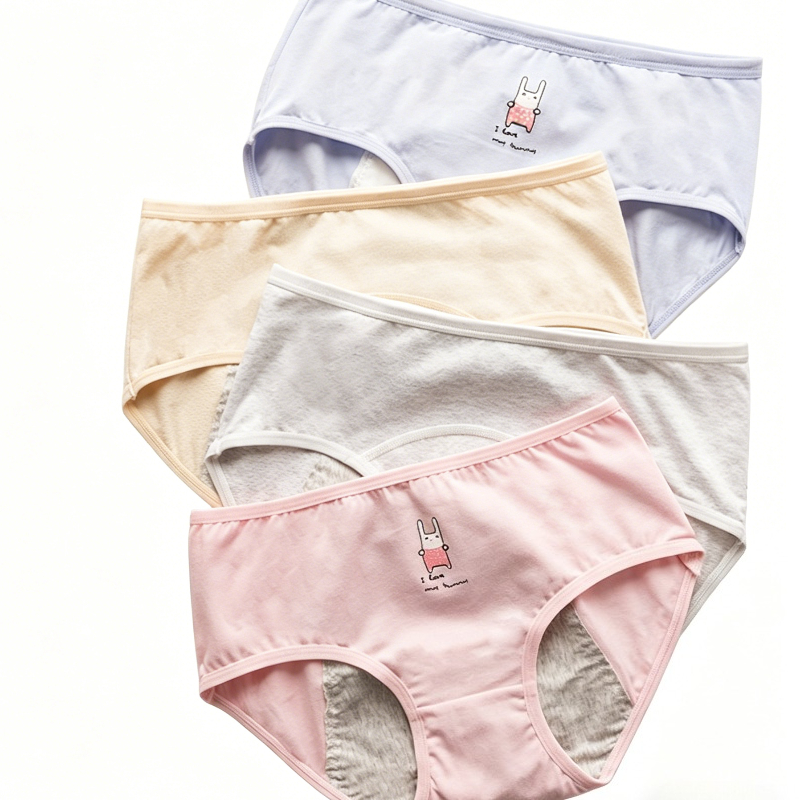 Cute Cartoon Period Underwear  - مراجعة Period Panty Absorbent وسعره