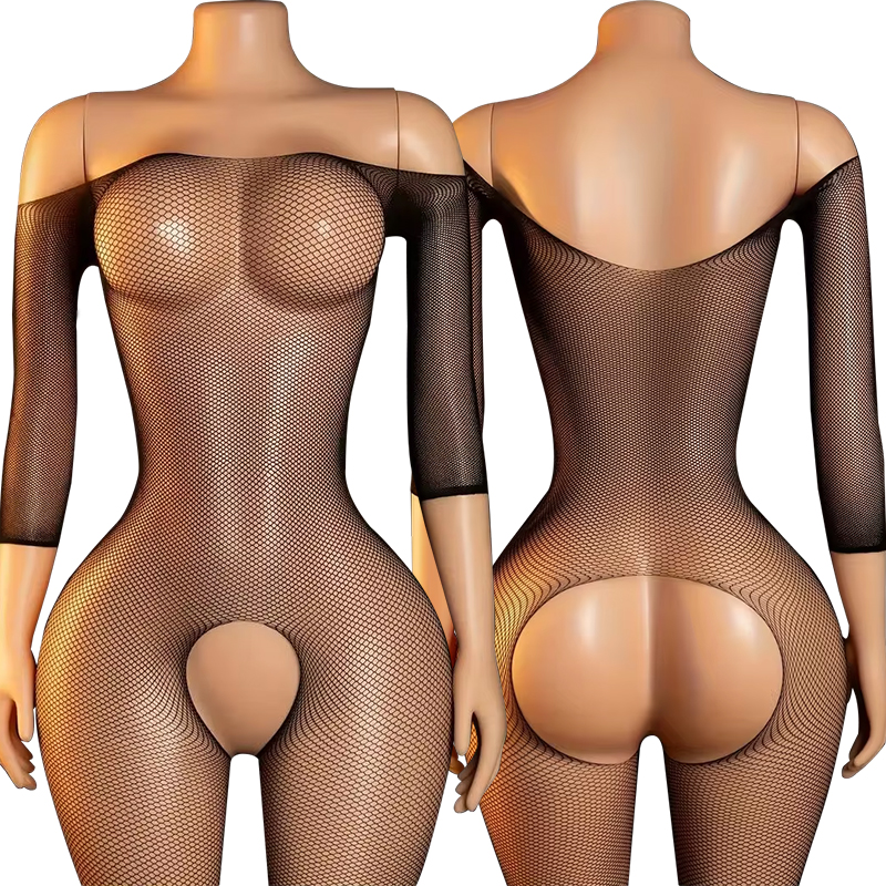 Sexy Women Black Mini Fishnet  - مراجعة Bodystocking Fishnet وسعره