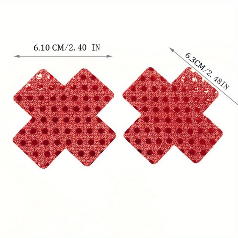 Red Cross Design Nipple Covers - مراجعة Nipple Cover Pasties وسعره